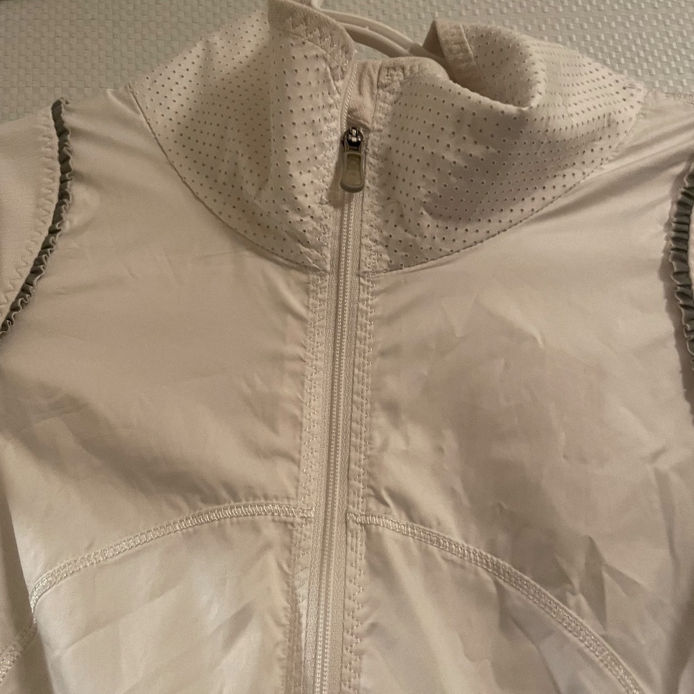 White Lululemon Windbreaker Jacket - image 6